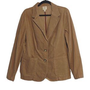 St John's Bay size XL Tan Corduroy Blazer